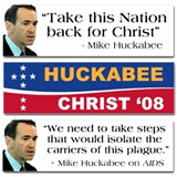 Mike Huckabee - The Huckster Bumper Stickers and Election Gear