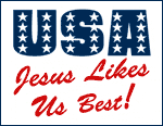 USA:  JESUS LIKES US BEST!  GEAR