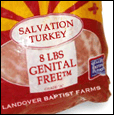 Accept Christ and Get a Free Frozen Turkey!