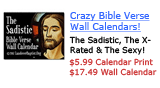 Skeptics Bible Verse Calendars Are a Perfect Gift Idea For the Heathen in the House