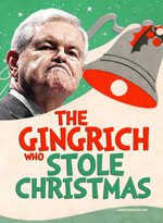 Newt Gingrich Christmas Cards - The Gingrich Who Stole Christmas