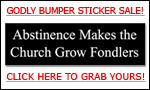 Identify Yourself With a Godly Bumper Sticker!