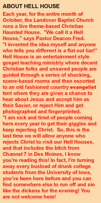 About Hell Houses