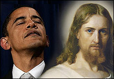 Obama and Jesus 