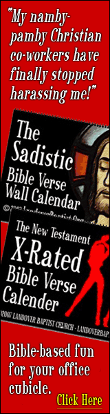 2008 Landover Baptist Bad Bible Verse Calendars