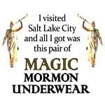 Mitt Romney's Magic Mormon Underwear - The WWJD Thong, The Menstra Thong and More! Click Here to Shop and Look!