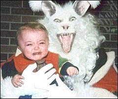 Easter Bunny Beaten to Death Before Cheering Crowd of Christian Children!