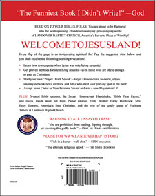 Back Cover of Welcome to Jesusland - Click to Enlarge!