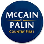 John McCain and Sarah Palin - Country First!  Praise Jesus Christ