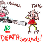 Obama Death Squads! Sarah Palin Gear, Legalize Weed in California, South Carolina Appalachian Trail To Argentina, beer summit,obama beer summit,Obama's Death Squad T-Shirts