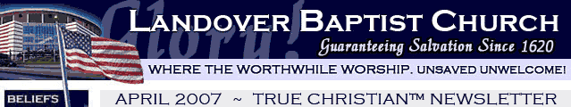 Landover Baptist is America's Favorite Church!
