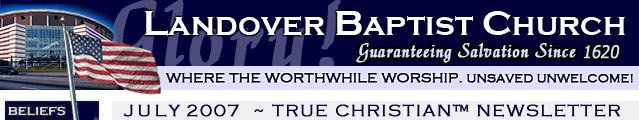 Landover Baptist is America's Favorite Church!