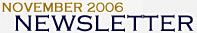 November 2006 Church Newsletter
