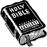 Holy Bible with Parental Advisory for Explicit Content Tag