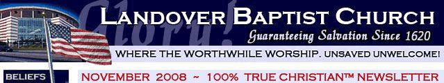 Landover Baptist is America's Favorite Church!