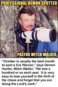 Pastor Mitch Walker:  CLASSIFIED DEMON HUNTER!